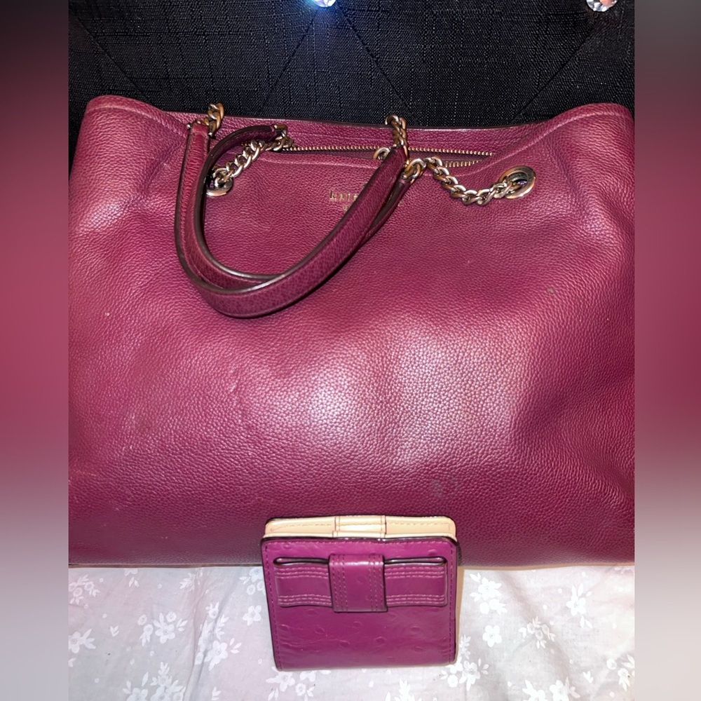KATE SPADE PROJECT BAG &WALLET SOME CALLOUTS BUT VERY NICE BAG